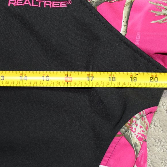 Realtree Size Small Pink and Black Fitted Hooded Jacket - Picture 3 of 4
